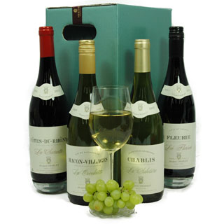 Charlet Quartet 4 Bottle Wine Hamper image